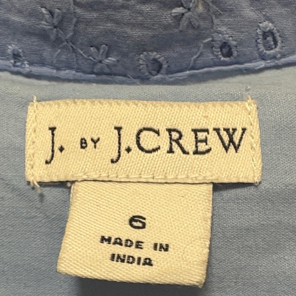 J. Crew Factory Blue Sleeveless Dress - Picture 2 of 4